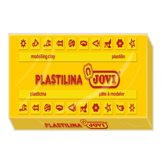Jovi 72-03 - Plastilina, pastilla de 350 grs, color amarillo oscuro.