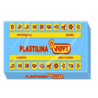Jovi 72-12 - Plastilina, pastilla de 350 grs, color azul claro