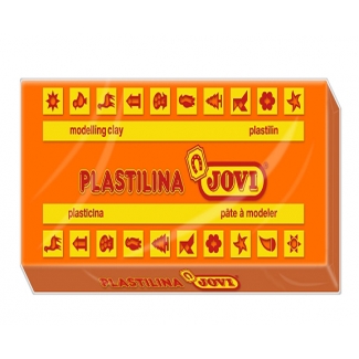 Jovi 72-04 - Plastilina, pastilla de 350 grs, color naranja