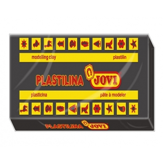 Jovi 72-15 - Plastilina, pastilla de 350 grs, color negro