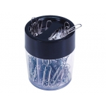 Q-Connect KF02133 - Portaclips imantado, 2 departamentos, redondo