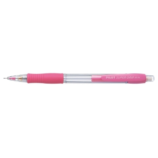 Pilot Super Grip - Portaminas 0,5 mm, sujeción de caucho, color rosa