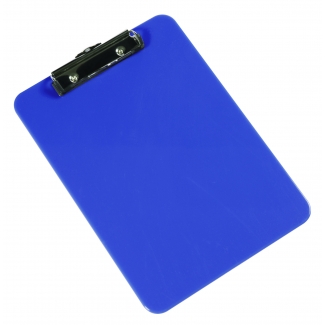 Q-Connect KF21625 - Portanotas de polipropileno, formato A4, color azul