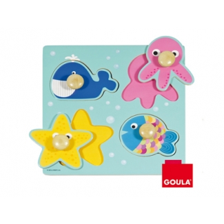 Goula 53117 - Puzzle, animales del mar