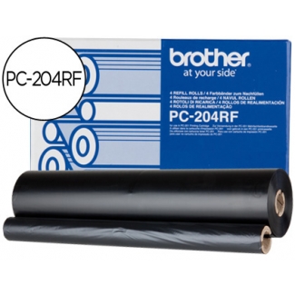 Repuesto fax Brother de transferencia termica 4 bobinas duración 420 páginas