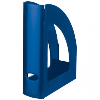 Q-Connect KF04205 - Revistero de plástico, color azul opaco
