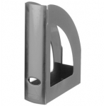 Q-Connect KF04208 - Revistero de plástico, color gris opaco