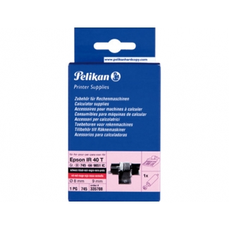 Pelikan 335708 - Rodillo entintado compatible con Epson IR40T, color negro y rojo