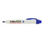 Artline Clix - Rotulador para pizarra blanca, retráctil, punta redonda de 2 mm, color azul
