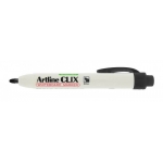 Artline Clix - Rotulador para pizarra blanca, retráctil, punta redonda de 2 mm, color negro