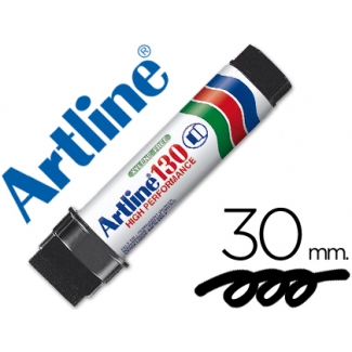 Rotulador Artline postermarker color negro recargable 30 mm