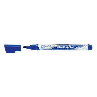Bic Velleda Liquid Pocket - Rotulador para pizarra blanca, punta redonda de 2,2 mm, color azul