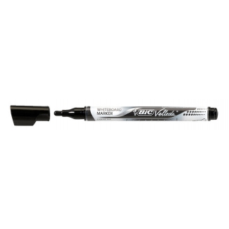 Bic Velleda Liquid Pocket - Rotulador para pizarra blanca, punta redonda de 2,2 mm, color negro