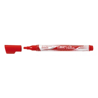 Bic Velleda Liquid Pocket - Rotulador para pizarra blanca, punta redonda de 2,2 mm, color rojo