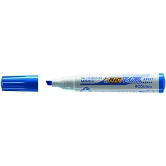 Bic Velleda NB1751-06C - Rotulador para pizarra blanca, punta biselada, color azul