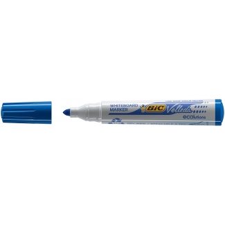 Bic Velleda 904938 - Rotulador para pizarra blanca, punta redonda de 1,4 mm, color azul