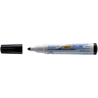 Bic Velleda 904937 - Rotulador para pizarra blanca, punta redonda de 1,4 mm, color negro
