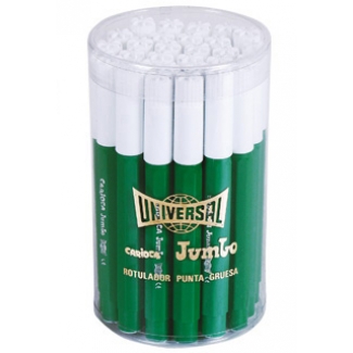 Carioca Jumbo A52000VD - Rotulador, bote de 30 unidades, color verde