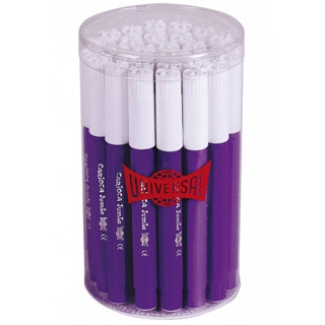 Rotulador Carioca jumbo color violeta punta gruesa bote de 30 unidades