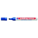 Edding 3300 - Rotulador permanente, punta biselada, color azul
