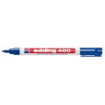 Edding 400 - Rotulador permanente, punta redonda 1 mm, color azul