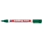 Edding 400 - Rotulador permanente, punta redonda 1 mm, color verde