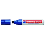 Edding 800 - Rotulador permanente, punta biselada, color azul 