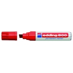 Edding 800 - Rotulador permanente, punta biselada, color rojo