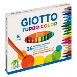Giotto Turbo Color 415000 - Rotuladores de colores, caja de 36 colores
