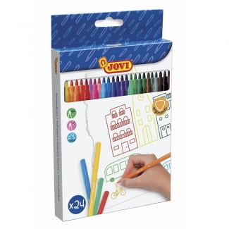 Jovi Slim 1624 - Rotuladores de colores, caja de 24 colores