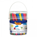 Jovi Maxi 1748 - Rotuladores de colores, bote de 48 unidades, 12 colores surtidos