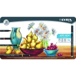 Lyra Hi-Quality Art Pen 6751500 - Rotuladores de colores, caja metálica de 50 colores