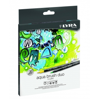 Lyra Hi-Quality Art Pen 6751100 - Rotuladores de colores, caja metálica de 10 colores