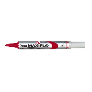 Rotulador Pentel Maxiflo para pizarra blanca color rojo