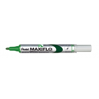 Rotulador Pentel Maxiflo para pizarra blanca color verde