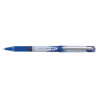 Pilot V-Ball Grip - Bolígrafo de tinta líquida, punta redonda de 0,5 mm, con grip, color azul
