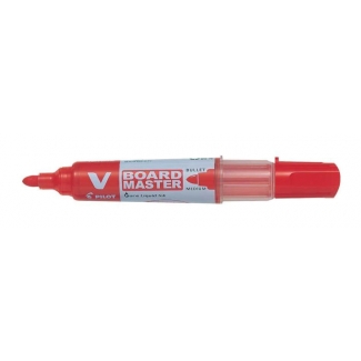 Pilot Vboard Master - Rotulador para pizarra blanca, punta redonda de 2 mm, color rojo