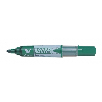 Pilot Vboard Master - Rotulador para pizarra blanca, punta redonda de 2 mm, color verde