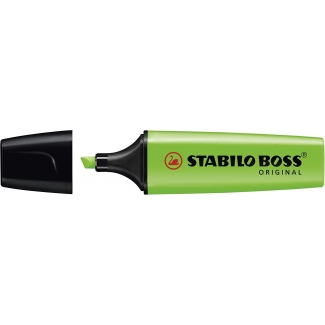 Stabilo Boss 70/33 - Rotulador fluorescente, punta biselada, color verde
