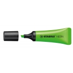 Stabilo Neon 72/33 - Rotulador fluorescente, punta biselada, color verde neon