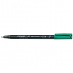 Staedtler Lumocolor 318-5 - Rotulador permanente, punta redonda de 0,6 mm, color verde