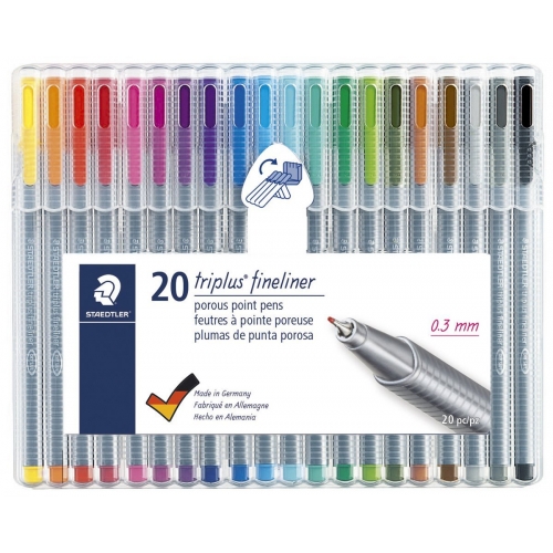 Triplus Fineliner 334 - Rotuladores de colores, caja colores - Distrimar.es