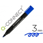 Q-Connect KF15393 - Rotulador para bloc congreso, punta de 3 mm, color azul