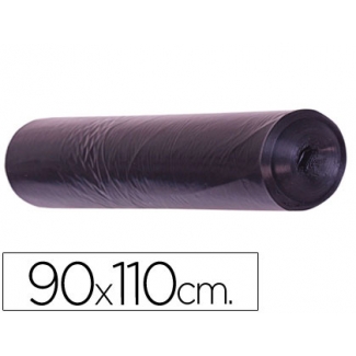 Csp - Bolsa de basura, medida 900 x 1100 mm, 100 litros, galga de 200, rollo de 10 bolsas, color negro