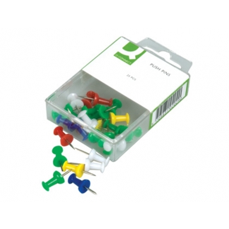 Q-Connect KF02029 - Señalizador de planos, colores surtidos, caja de 25 unidades