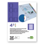 Liderpapel SP05 - Separador de plástico, cuarto, 5 pestañas, multicolor