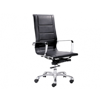 Silla dirección Q-Connect respaldo alto regulable en altura alto 1.030+100 mm ancho 460 mm profundidad 500 mm