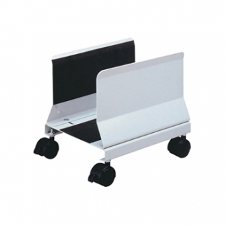 Soporte para c.p.u metal Q-Connect regulable con ruedas