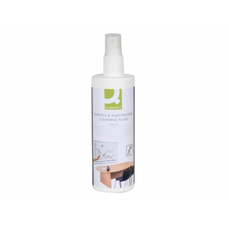 Q-Connect KF04552 - Spray limpiador para pizarra blanca, bote de 250 ml