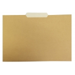 Elba Gio - Subcarpeta de cartulina con pestaña central, folio, 250 gr/m2, color kraft bicolor